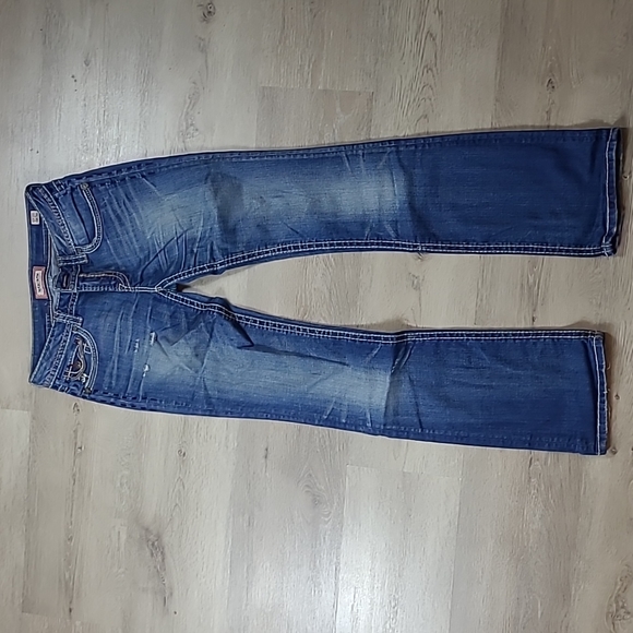 MEK DNM FOR BUCKLE LAS TUNAS BOOT CUT DENIM JEANS size 28 - Picture 1 of 10